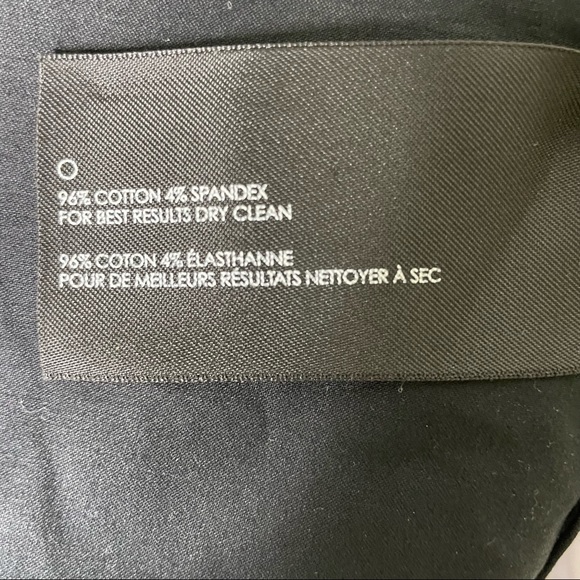 Club Monaco black trench Style button front short sleeve Dress size 2 - Picture 5 of 5